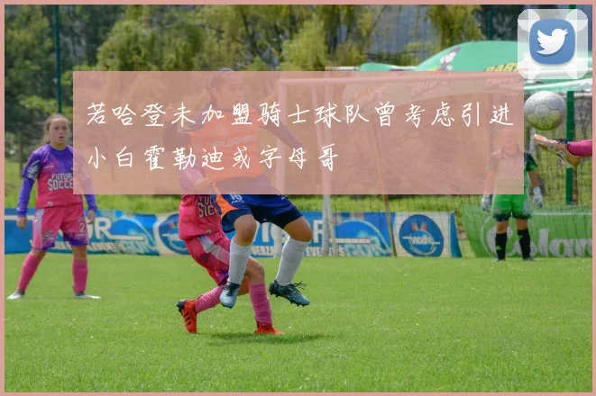 若哈登未加盟骑士球队曾考虑引进小白霍勒迪或字母哥